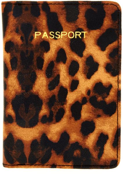 Asos Collection Passport Holder in Animal (leopard) - Lyst