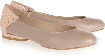 Kat Maconie Elsbeth Leather Ballerina Flats - Lyst