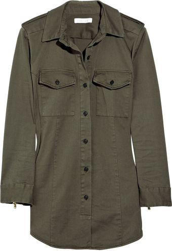 Sandro Commando Cotton Shirt - Lyst