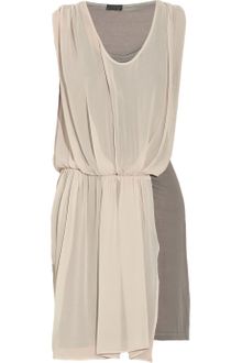 Clu Jersey and Silk-chiffon Dress - Lyst