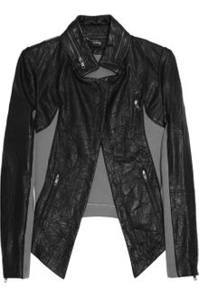 Cut25 Contrast Textured-leather Jacket - Lyst