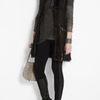 Dkny Pull On Leggings with Leather Panels in Black - Lyst