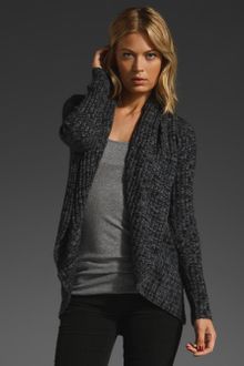 Autumn Cashmere Classic Rib Drape Coat - Lyst