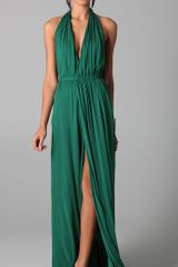 Issa Long Halter Dress