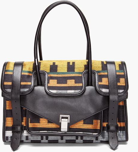 Proenza Schouler Small Keepall Tote in Black