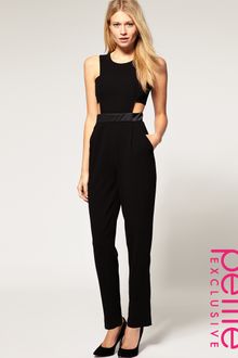 ASOS Collection Asos Petite Exclusive Cut Out Side Jumpsuit - Lyst