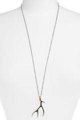 Elizabeth And James Antler Large Pendant Necklace