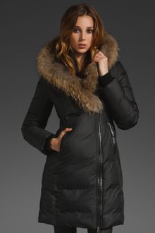 Mackage Kay Puffy Coat with Fur Hood - Lyst
