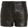 Alexander Wang Leather Shorts in Black - Lyst