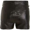 Alexander Wang Leather Shorts in Black - Lyst