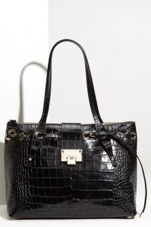 Jimmy Choo Rhea - Moc Croc Croc Embossed Shopper - Lyst