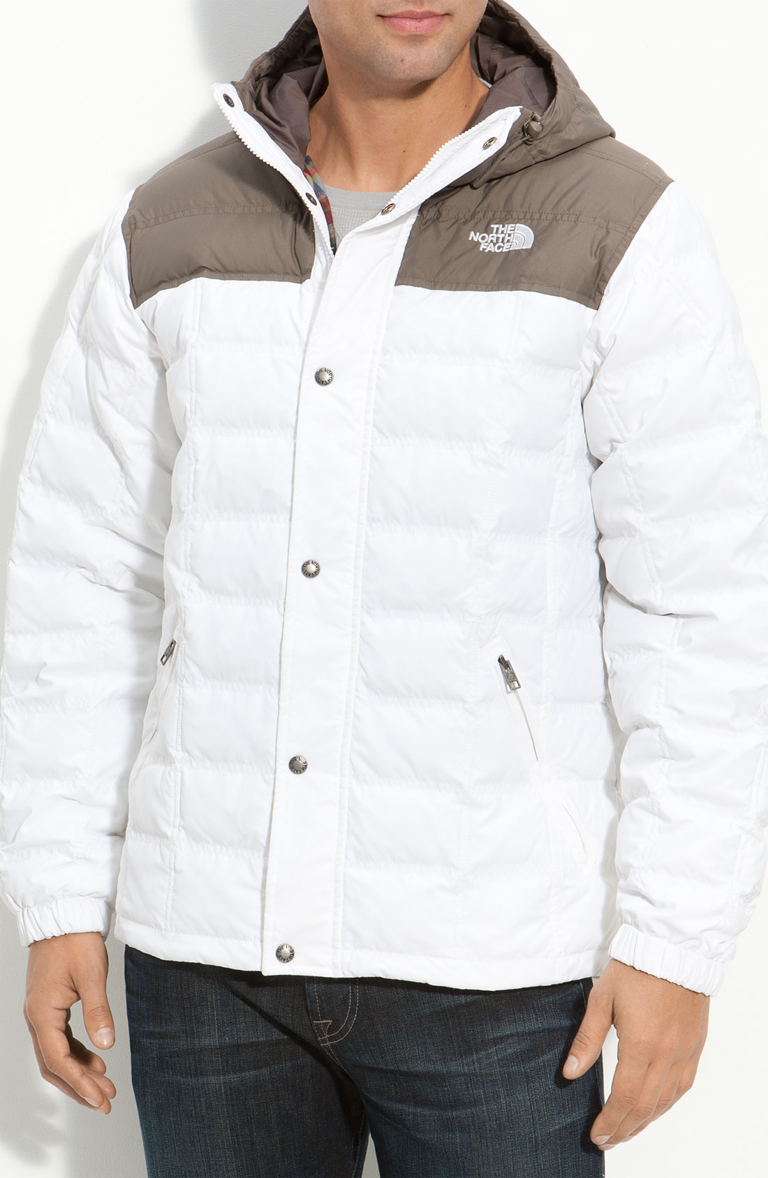 The North Face Korbu Quilted Jacket in White for Men Lyst