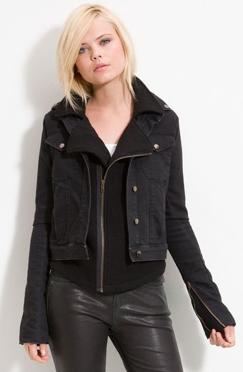Current/Elliott Mock Two Piece Jacket - Lyst