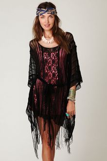 Free People Runaway Lace Kaftan - Lyst