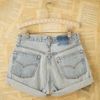 Free People Vintage Levis Denim Cutoffs in Blue (denim) - Lyst