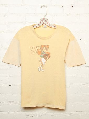 Free People Vintage Basketball Tee - Lyst