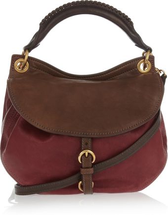 Miu Miu Two-tone Leather Shoulder Bag - Lyst