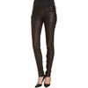 Balmain Leather Moto Pant in Black - Lyst