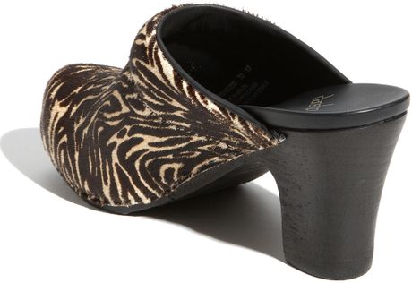 dansko zebra print clogs
