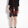 Dkny Lacquer Sleeveless Sequin Block Colour Dress in Red - Lyst