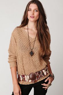 Free People Laguna Coast V-neck Pullover - Lyst