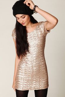 Free People Sequin Fever Bodycon Dress - Lyst