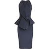 Givenchy Peplum Dress in Blue (navy) - Lyst