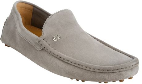 Gucci Grey Suede Slip-on Driving Loafers in Gray for Men (grey) | Lyst