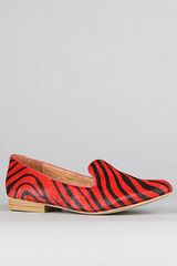 Jeffrey Campbell The Elegant Shoe in Red Zebra