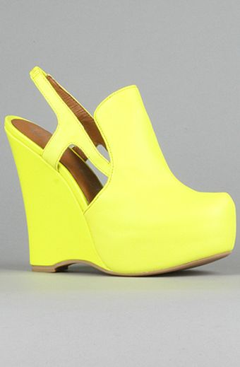 Jeffrey Campbell The Darian Shoe in Neon Yellow - Lyst