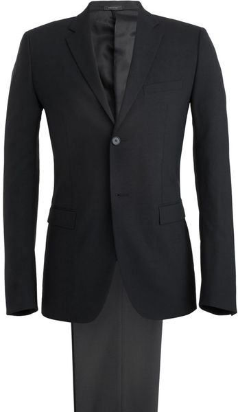 Jil Sander Basic Twobutton Suit in Black for Men - Lyst
