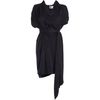 Lanvin Belted Polo Dress in Blue (midnight) - Lyst