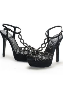 Lola Cruz Crystal Sandal - Lyst