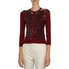 L'wren Scott Classic Sequin Cardigan in Red (burgundy) - Lyst