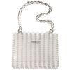 Paco Rabanne Acrylic Link Bag in White (silver) - Lyst