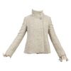 Patrizia Pepe Short Coat in Beige - Lyst