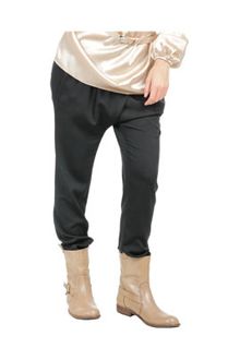 Patrizia Pepe Dropped Crotch Trousers - Lyst