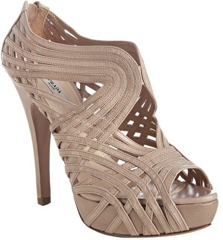 prada powder pink strappy sandals platform leather