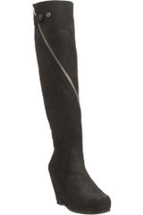 Rick Owens Wrap Zip Knee Boot