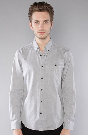 The Scifen Company The Stacks Buttondown Shirt in Black - Lyst