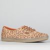 Vans The Authentic Lo Pro Sneaker in Brown Leopard Suede in Brown - Lyst