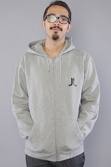 Wesc The Zip Up Hoody In Grey Melange - Lyst