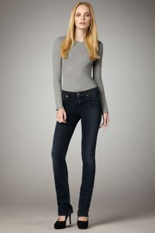 7 For All Mankind High-waist Straight-leg Jeans - Lyst
