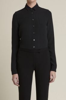 Adam Lippes Long-sleeved Button-front Shirt - Lyst
