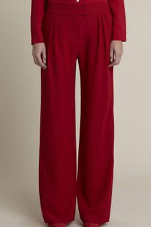 Adam Lippes Wide-leg Pleated Pants - Lyst