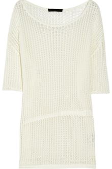 Alexander Wang Open-knit Cotton Sweater - Lyst