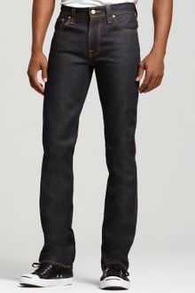 Ash Nudie Jeans Co Slim Jim Jeans in Dry 46 Dips Wash - Lyst