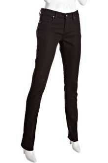 BCBGMAXAZRIA Black Stretch Denim Zippered Skinny Jeans - Lyst
