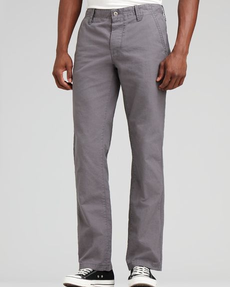 Converse Black Canvas Chuckin Classic Fit Pants in Gray for Men (castle rock) - Lyst