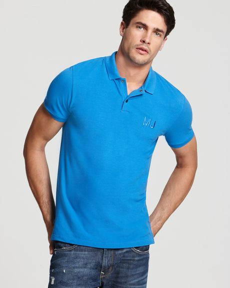 Marc By Marc Jacobs Slim Fit Logo Polo in Blue for Men (primary blue